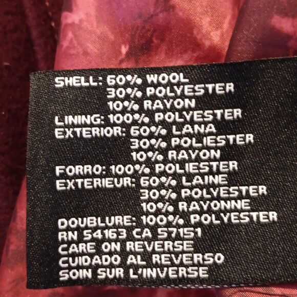 Guess Wool Moto/Pea Coat wirh Zippers - Picture 12 of 14